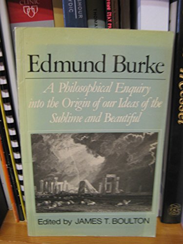 Imagen de archivo de A Philosophical Enquiry into the Origin of Our Ideas of the Sublime and Beautiful a la venta por The Maryland Book Bank