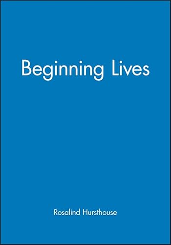 Beispielbild fr Beginning Lives zum Verkauf von Better World Books