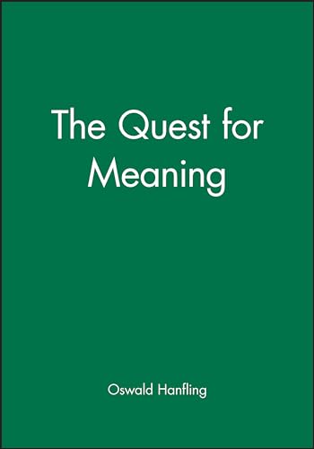 9780631153337: Quest for Meaning