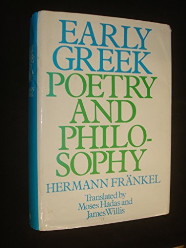 9780631154501: Early Greek Poetry and Philosophy