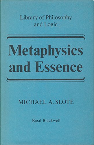 Beispielbild fr Metaphysics & Essence zum Verkauf von Anybook.com