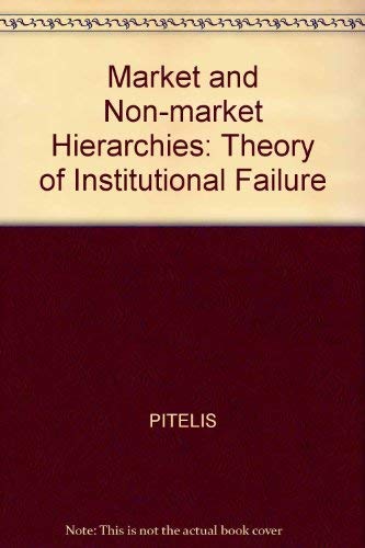 Stock image for Market and Non-Market Hierarchies : Theory of Institutional Failure for sale by Better World Books