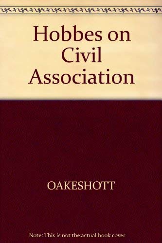 9780631159209: Hobbes on civil association