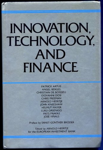Beispielbild fr Innovation, Technology, And Finance zum Verkauf von WorldofBooks