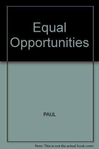 Imagen de archivo de Equal Opportunity. a la venta por G. & J. CHESTERS