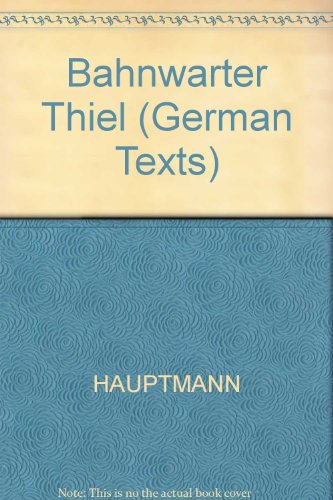 Beispielbild fr Bahnwarter Thiel (Blackwell German Texts) zum Verkauf von MusicMagpie