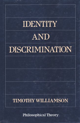9780631161172: Identity and Discrimination (Philosophical theory)