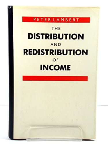 9780631161745: Distribution And Redistribution Of Income: A Mathematical Analysi: A Mathematical Analysis