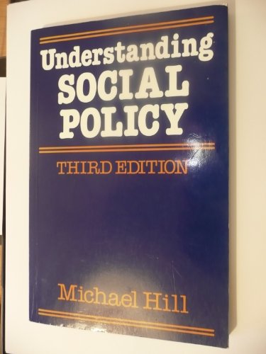 9780631162254: Understanding Social Policy