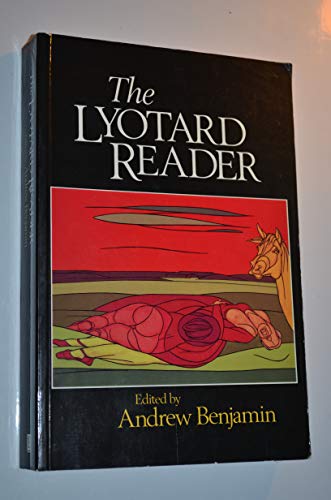 Stock image for LYOTARD READER (Blackwell Readers) for sale by AwesomeBooks