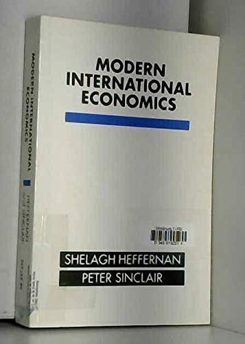 Beispielbild fr Modern International Economics zum Verkauf von Better World Books