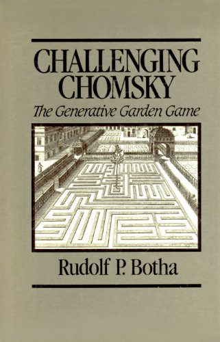 Beispielbild fr Challenging Chomsky: The Generative Garden Game zum Verkauf von Powell's Bookstores Chicago, ABAA