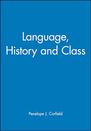 9780631167334: Language History and Class