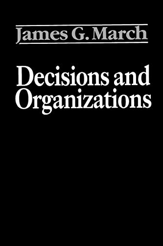 Imagen de archivo de Decisions and Organizations a la venta por Anybook.com