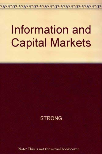 Imagen de archivo de Information and Capital Markets a la venta por Better World Books