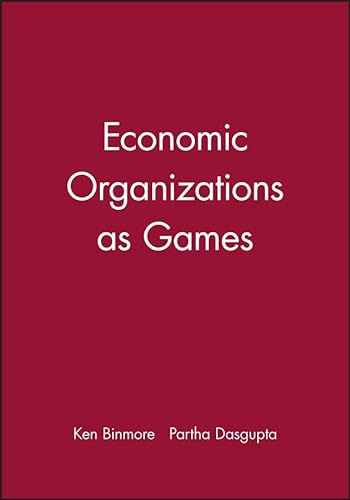 9780631168881: Economic Organizations as Games