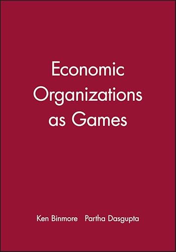 Imagen de archivo de Economic Organizations as Games a la venta por Anybook.com