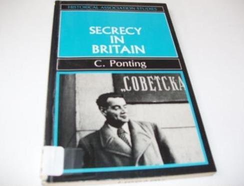 Beispielbild fr Secrecy In Britain (Historical Association Studies) zum Verkauf von WorldofBooks