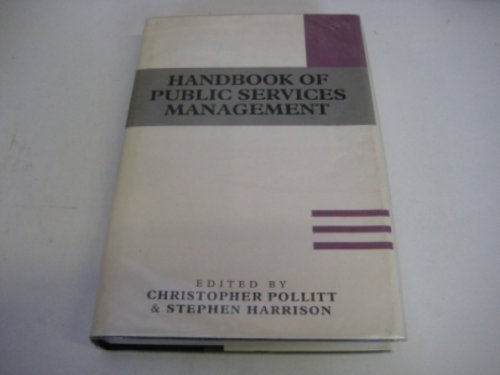 Stock image for Handbook of Public Services Management for sale by G. & J. CHESTERS