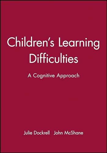 9780631170174: Children's Learning Difficulties: A Cognitive Approach