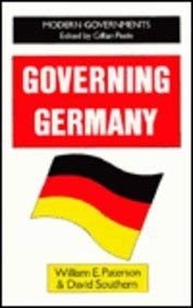 Imagen de archivo de Governing Germany a la venta por The Recycled Book Company