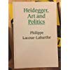 9780631171553: Heidegger, Art, and Politics: The Fiction of the Political
