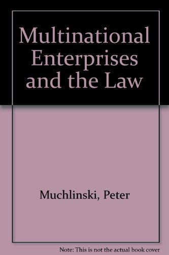 9780631173113: Multinational Enterprises and the Law