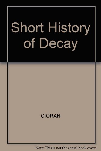 9780631173908: Short History of Decay