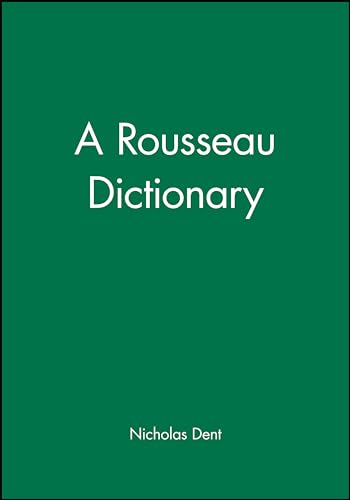 A Rousseau Dictionary