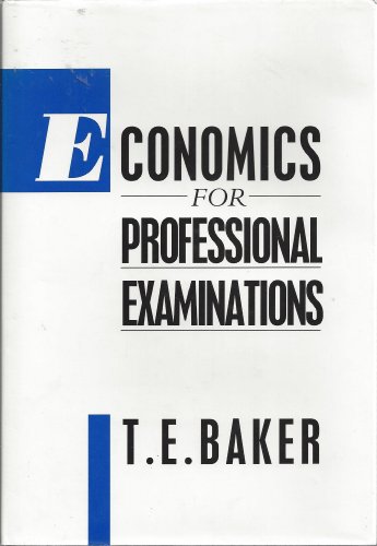 Imagen de archivo de Economics for Professional Examinations a la venta por Zubal-Books, Since 1961