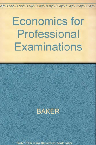 Stock image for Economics for Professional Examinations for sale by Bahamut Media