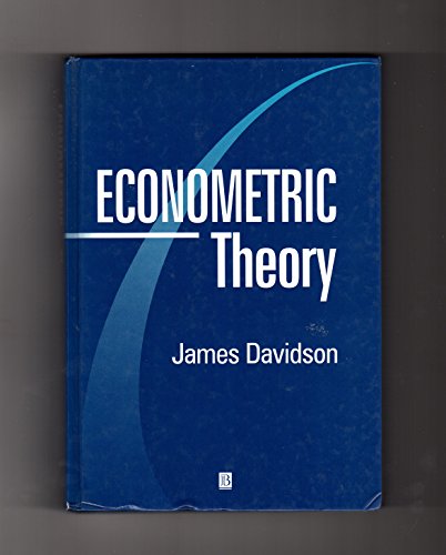 9780631178378: Econometric Theory