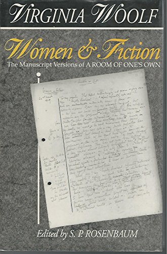 Beispielbild fr Women Fiction: The Manuscript Versions of a Room of Ones Own zum Verkauf von Zoom Books Company