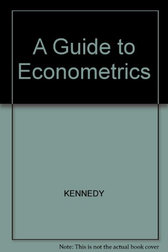 Beispielbild fr A Guide to Econometrics zum Verkauf von NEPO UG