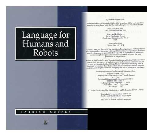 Stock image for Language for Humans and Robots for sale by HPB-Red