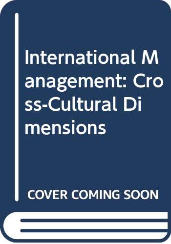 9780631183686: International Management: Cross-cultural Dimensions