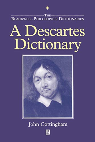 9780631185383: A Descartes Dictionary