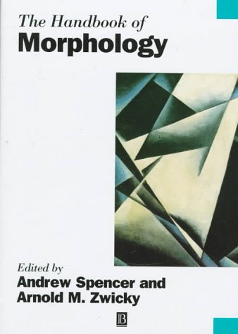 9780631185444: The Handbook of Morphology