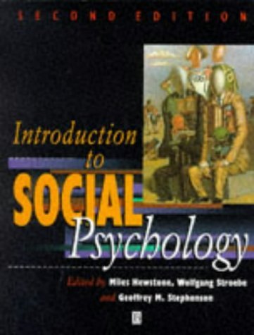 Beispielbild fr Introduction to Social Psychology: A European Perspective zum Verkauf von Reuseabook