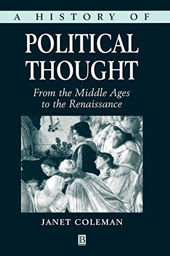 9780631186526: History Political Thought: From the Middle Ages to the Renaissance