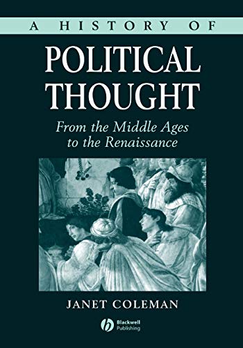 9780631186533: A History of Political Thought: From the Middle Ages to the Renaissance: 1