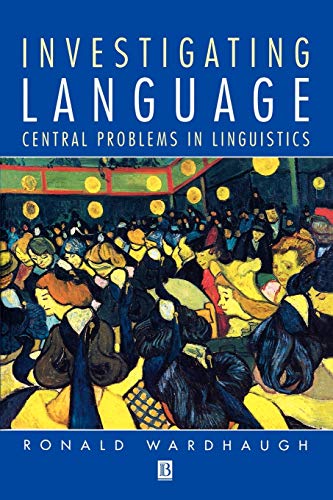 Stock image for Invest Lang Probs in Linguistics: Central Problems in Linguistics (The Language Library) for sale by WorldofBooks