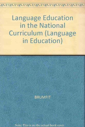 9780631188995: Language Education in the National Curriculum (Language in Education)