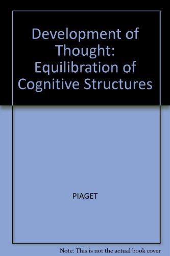 9780631189107: Development of Thought: Equilibration of Cognitive Structures