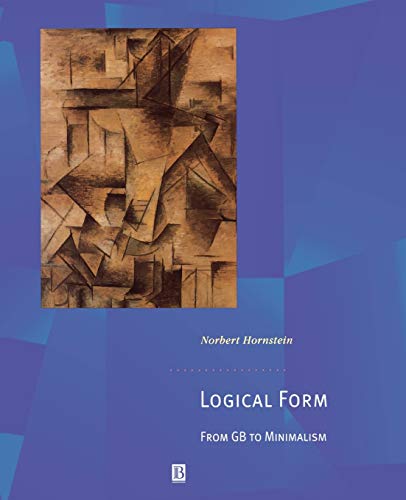Imagen de archivo de Logical Form: From GB to Minimalism a la venta por Wizard Books