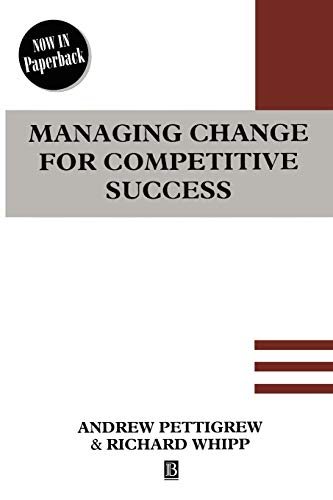 Beispielbild fr Managing Change for Competitive Success (ESRC Competitiveness) zum Verkauf von WorldofBooks