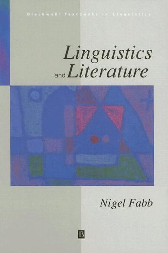 9780631192428: Linguistics and Literature (Blackwell Textbooks in Linguistics S.)