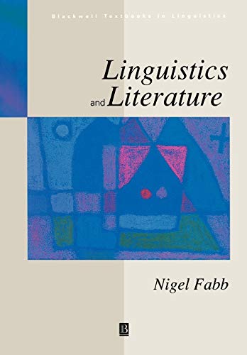 9780631192435: Linguistics and Literature