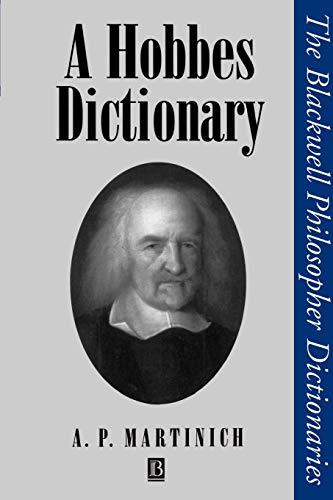Beispielbild fr A Hobbes Dictionary zum Verkauf von Better World Books