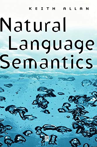 Imagen de archivo de Natural Language Semantics a la venta por Blackwell's